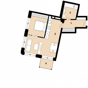 Biskupská – Byt 2.1.B